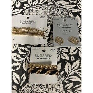 Sugarfix by Baublebar Turn It Up Statement Radio Boombox Earrings Bracelet